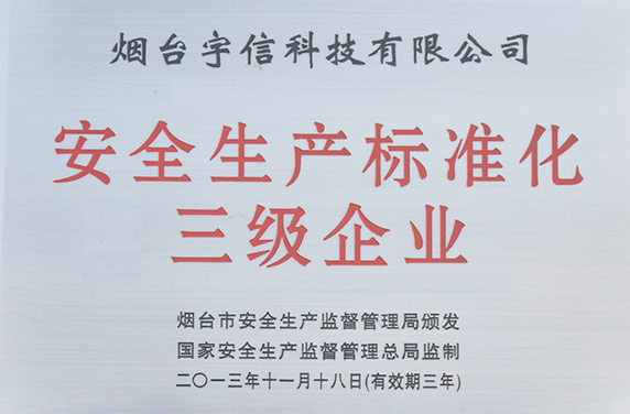 安全生产标准化三级企业
